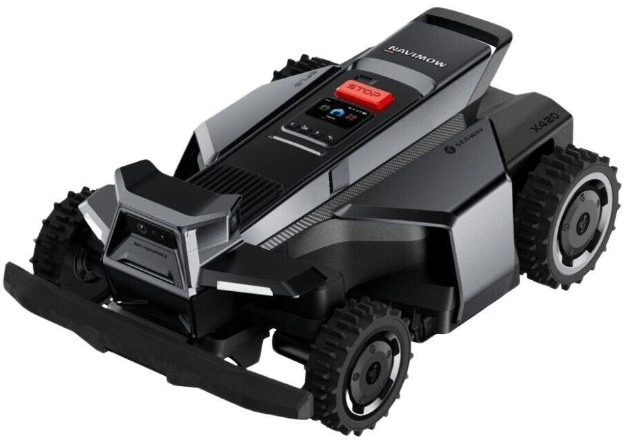 Segway Navimow X420 four wheel drive robot lawn mower for lawns up to 2000 square metres
